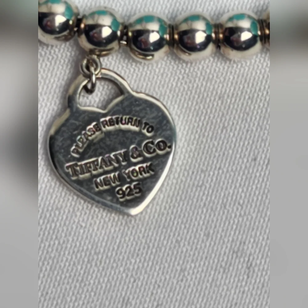 Tiffany Co Return To Tiffany Blue Heart Bracelet - Picture 3 of 14